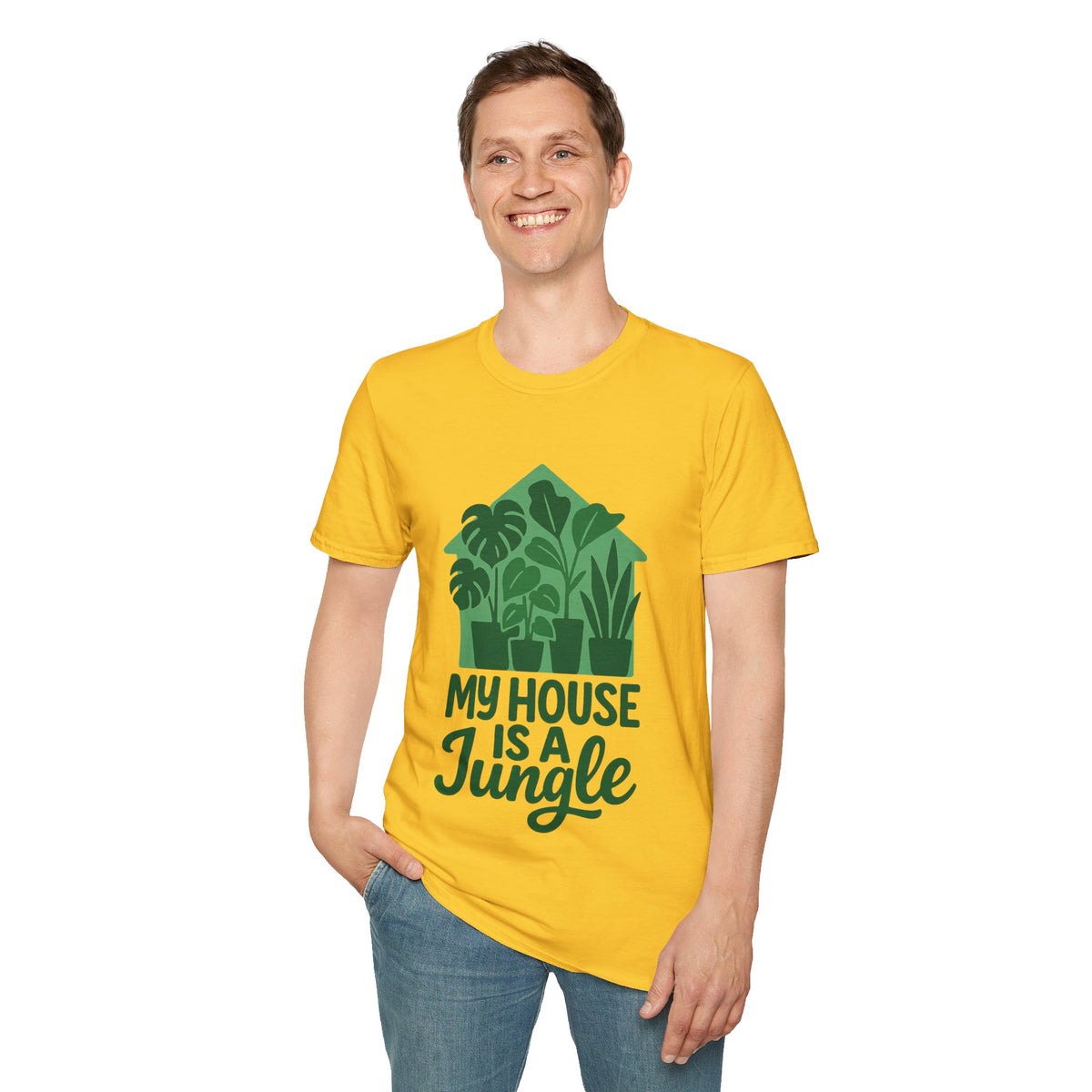 My House Is A Jungle T-Shirt - Cute Indoor Plant Lover Tee - Trending Now - September 2026