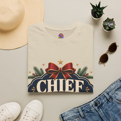 Christmas T-Shirt — "Chief Christmas Coordinator" Holiday Graphic Tee