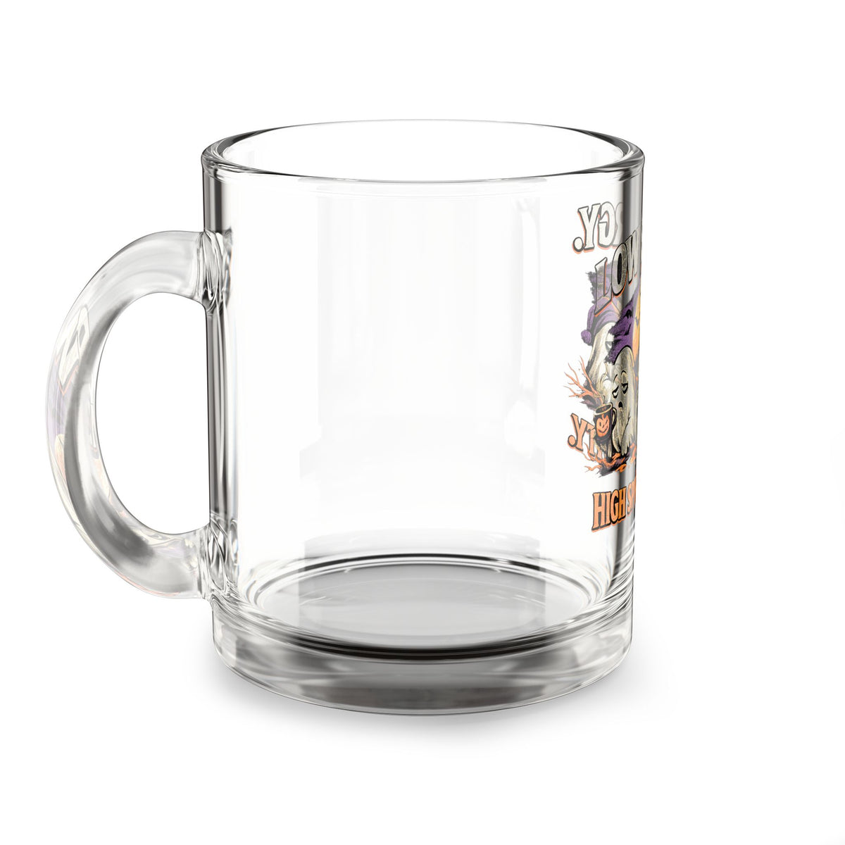 Halloween Glass Mug 10 oz  Glass Mug, 10oz