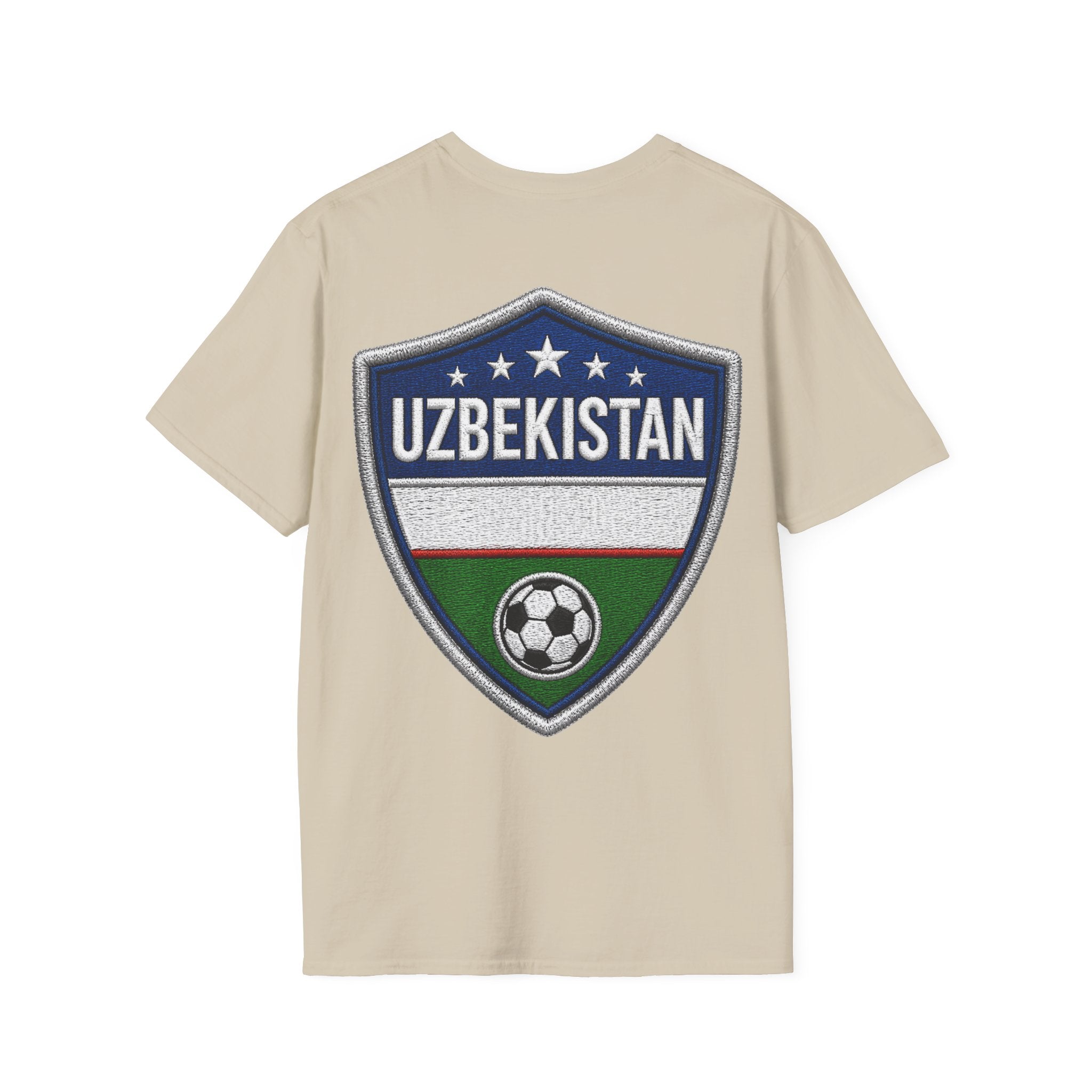 Silk Road Strike Soccer T-Shirt — Uzbekistan Football Graphic Tee