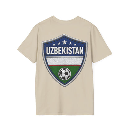 Silk Road Strike Soccer T-Shirt — Uzbekistan Football Graphic Tee
