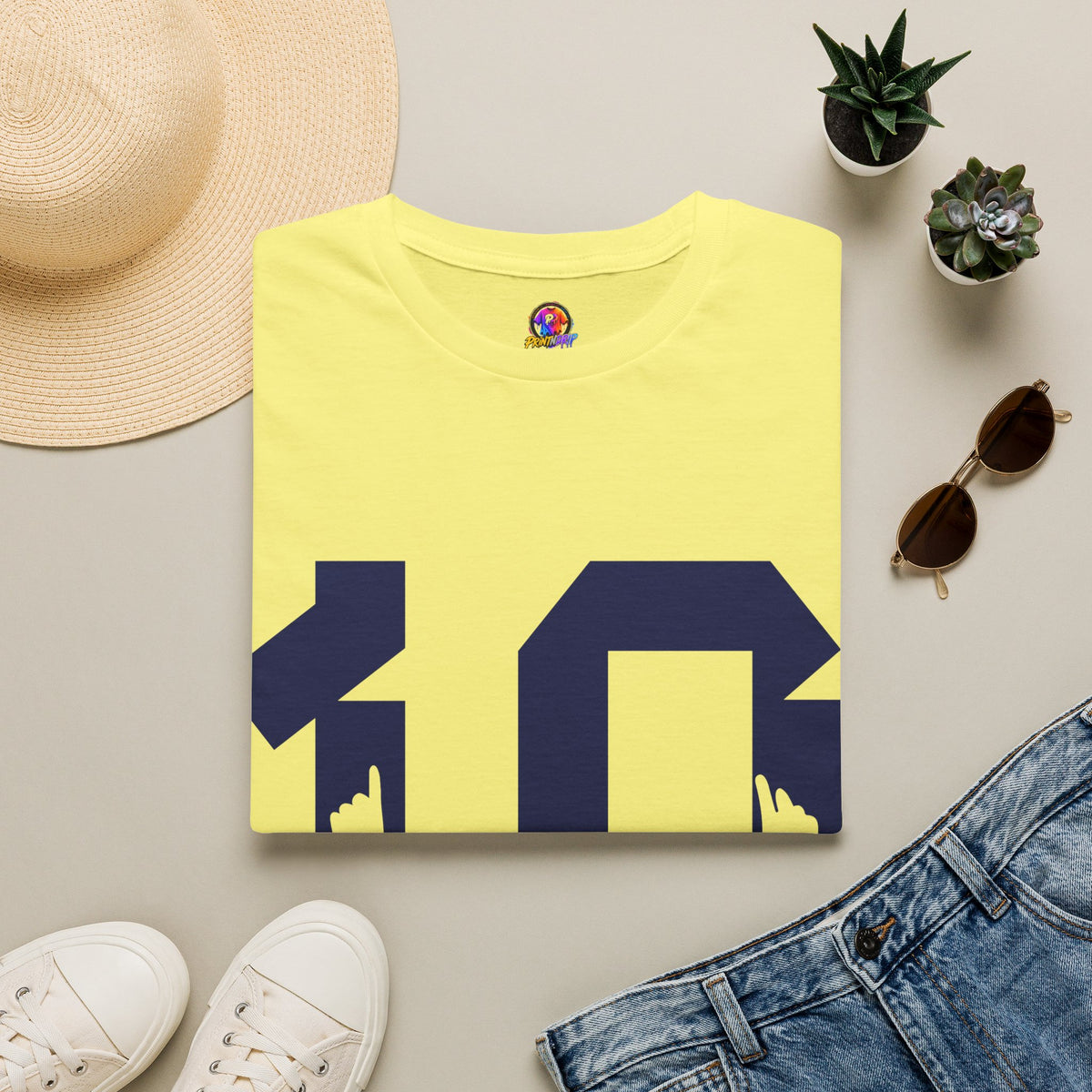 Number 10 Jersey T-Shirt — Retro Athletic Graphic Tee