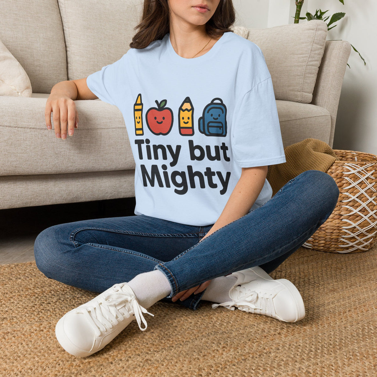 Cute School Supplies Graphic T‑Shirt — Pencil Apple Crayon Backpack Design - Trending Now - August 2026