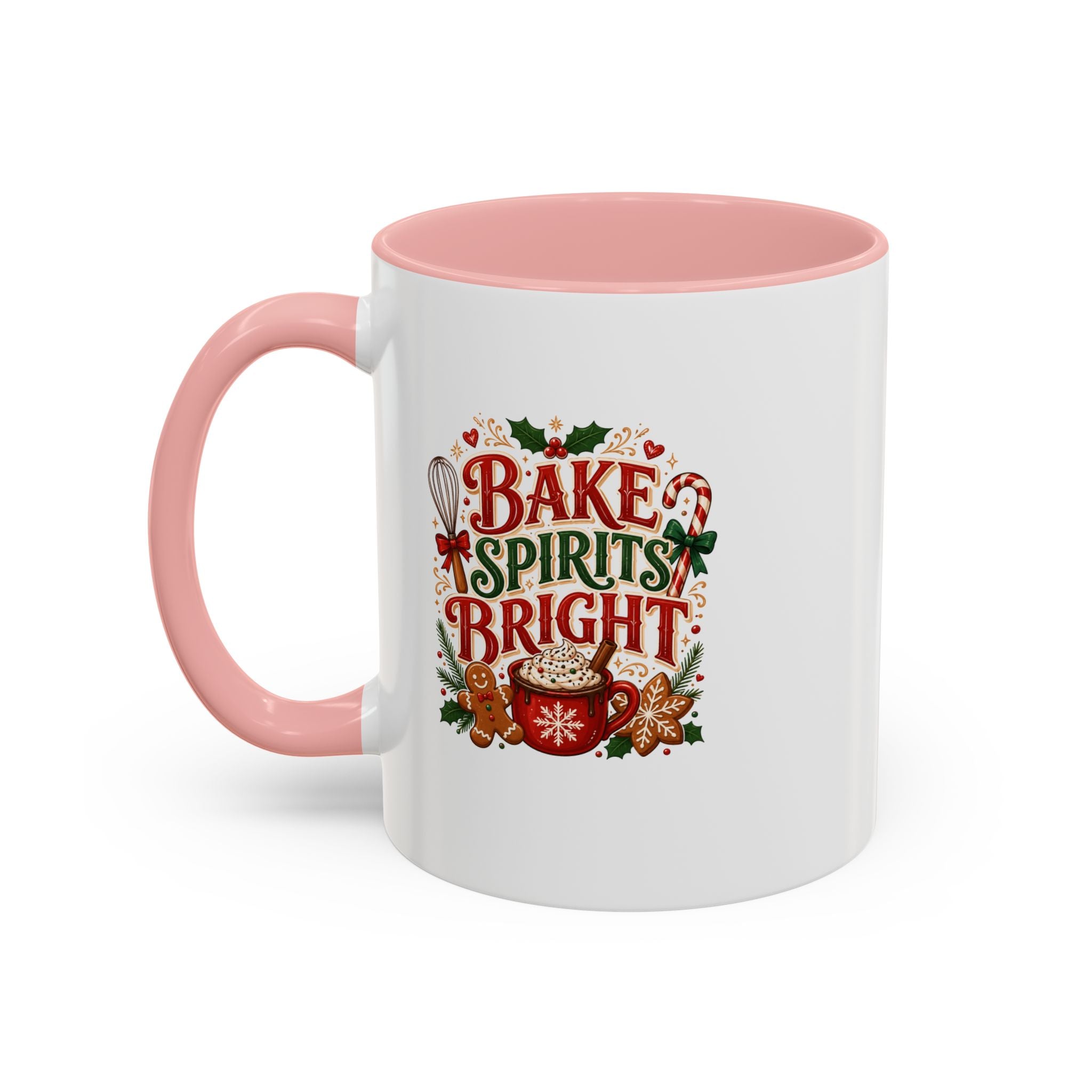 Bake Spirits Bright Coffee Mug — Christmas Baking Holiday Mug