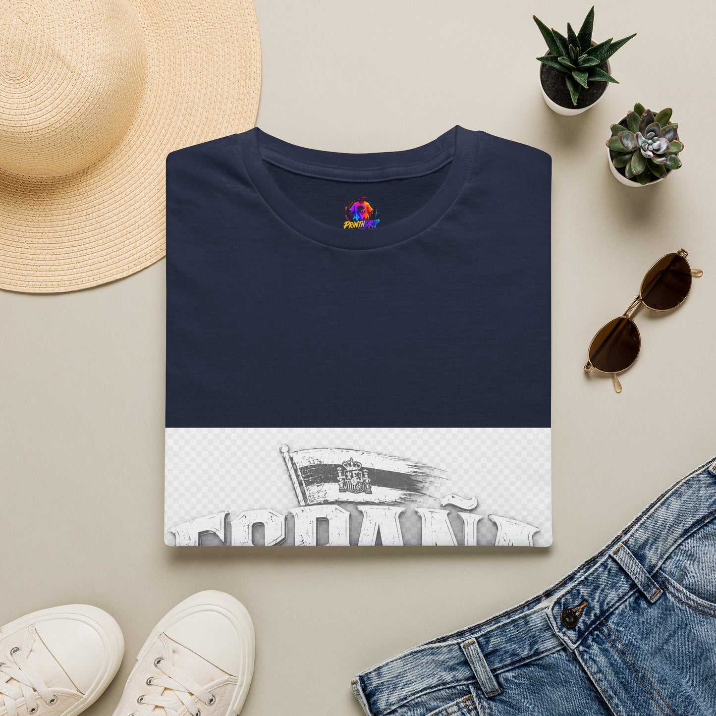 Spain Vintage T-Shirt — Retro Spanish Flag Tee