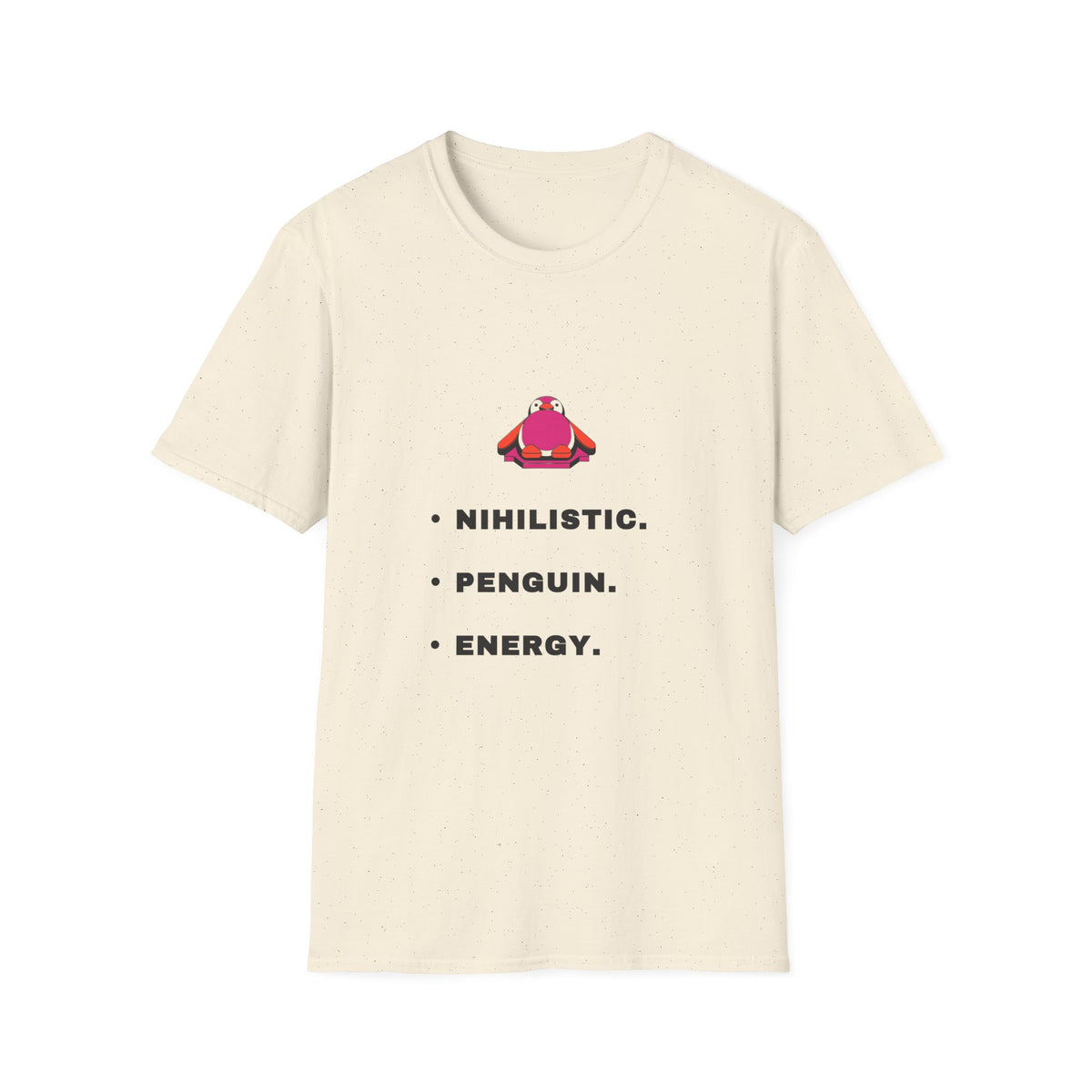 Nihilistic Penguin T-Shirt — Cute Minimalist Graphic Tee - Trending Now - September 2026