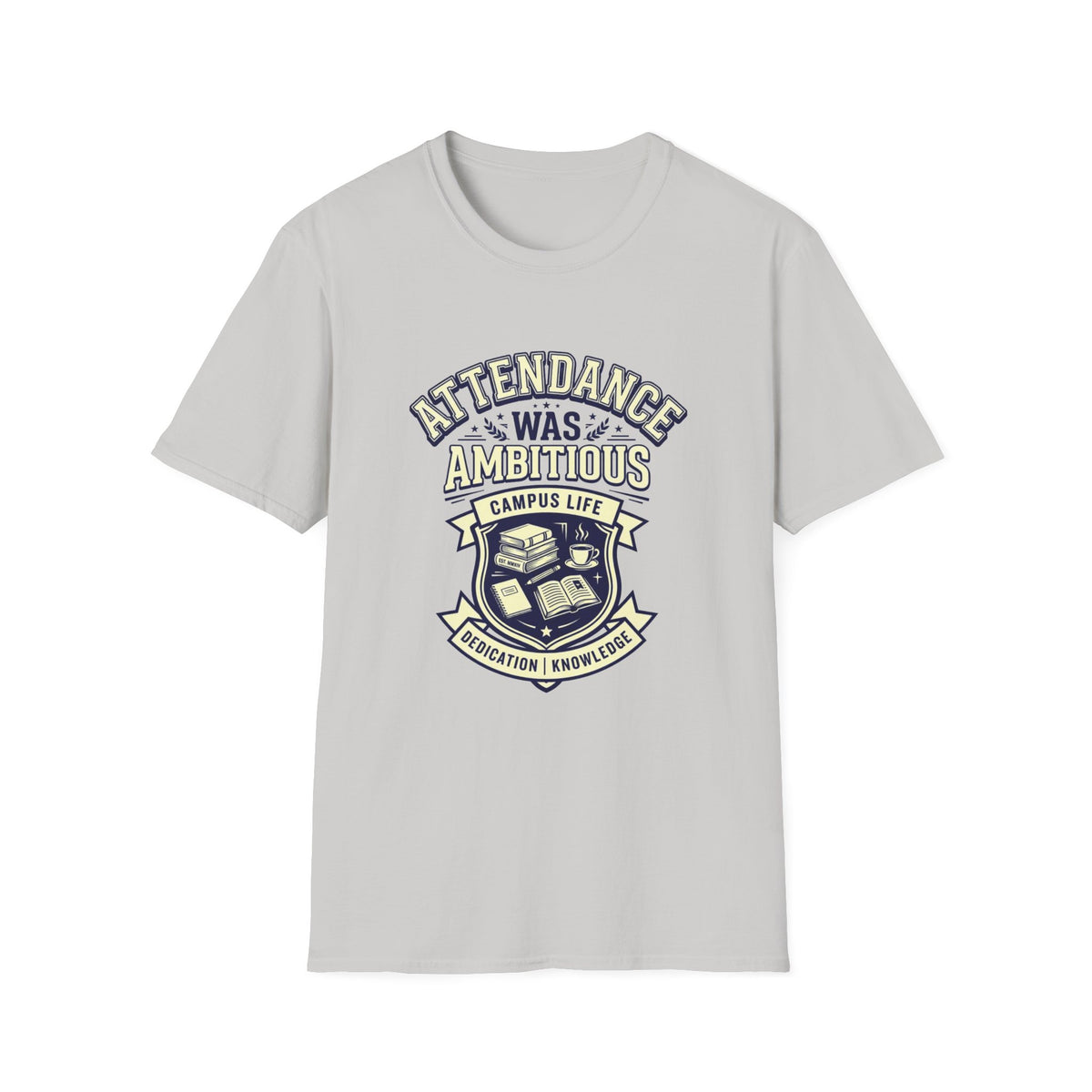 Attendance Ambitious T-Shirt — School Spirit Emblem Tee - Trending Now - August 2026