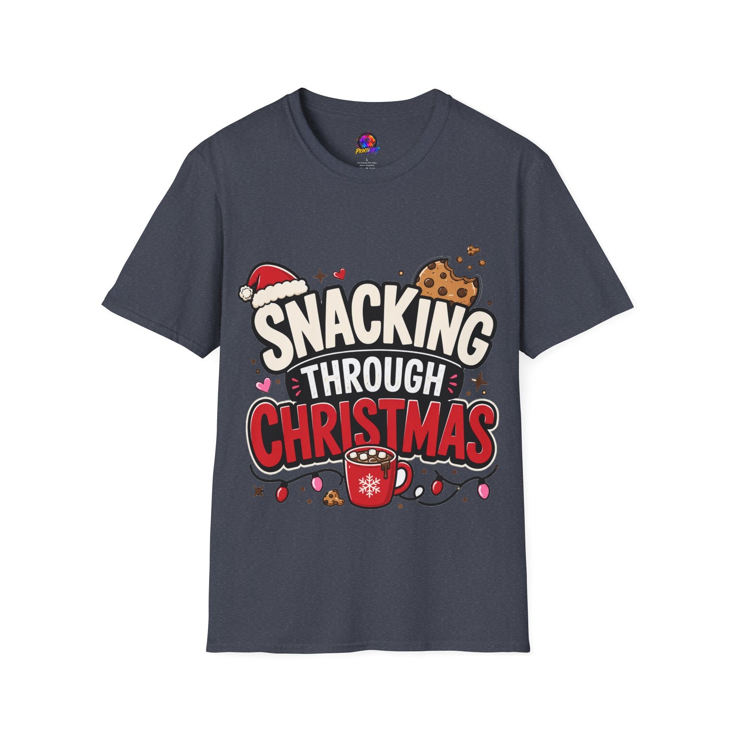 Snacking Through Christmas T-Shirt — Funny Holiday Cookie Tee