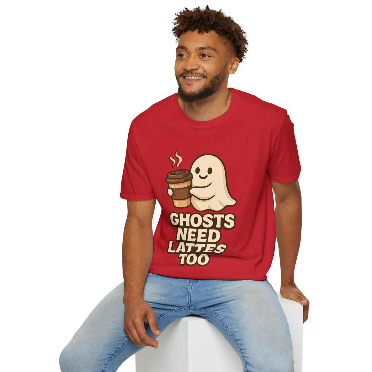 Ghosts Need Lattes Too T-Shirt - Trending Now - August 2026