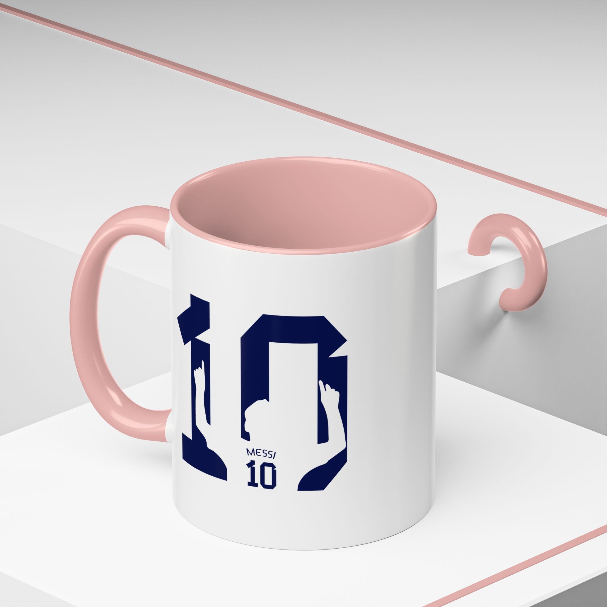 Messi Number 10 Coffee Mug — Soccer Fan Accent Mug