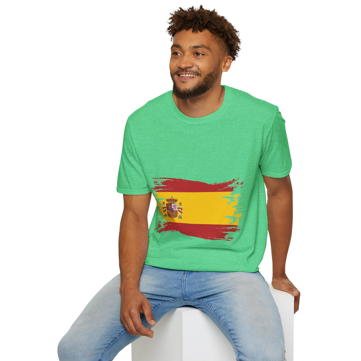 Spain Flag T-Shirt — Distressed Spanish Flag Graphic Tee