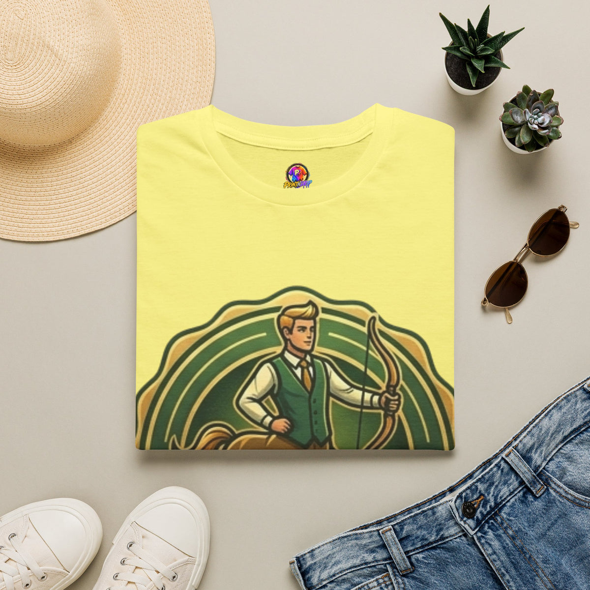 Sagittarius Archer T‑Shirt — "Professionally Spontaneous" Zodiac Tee