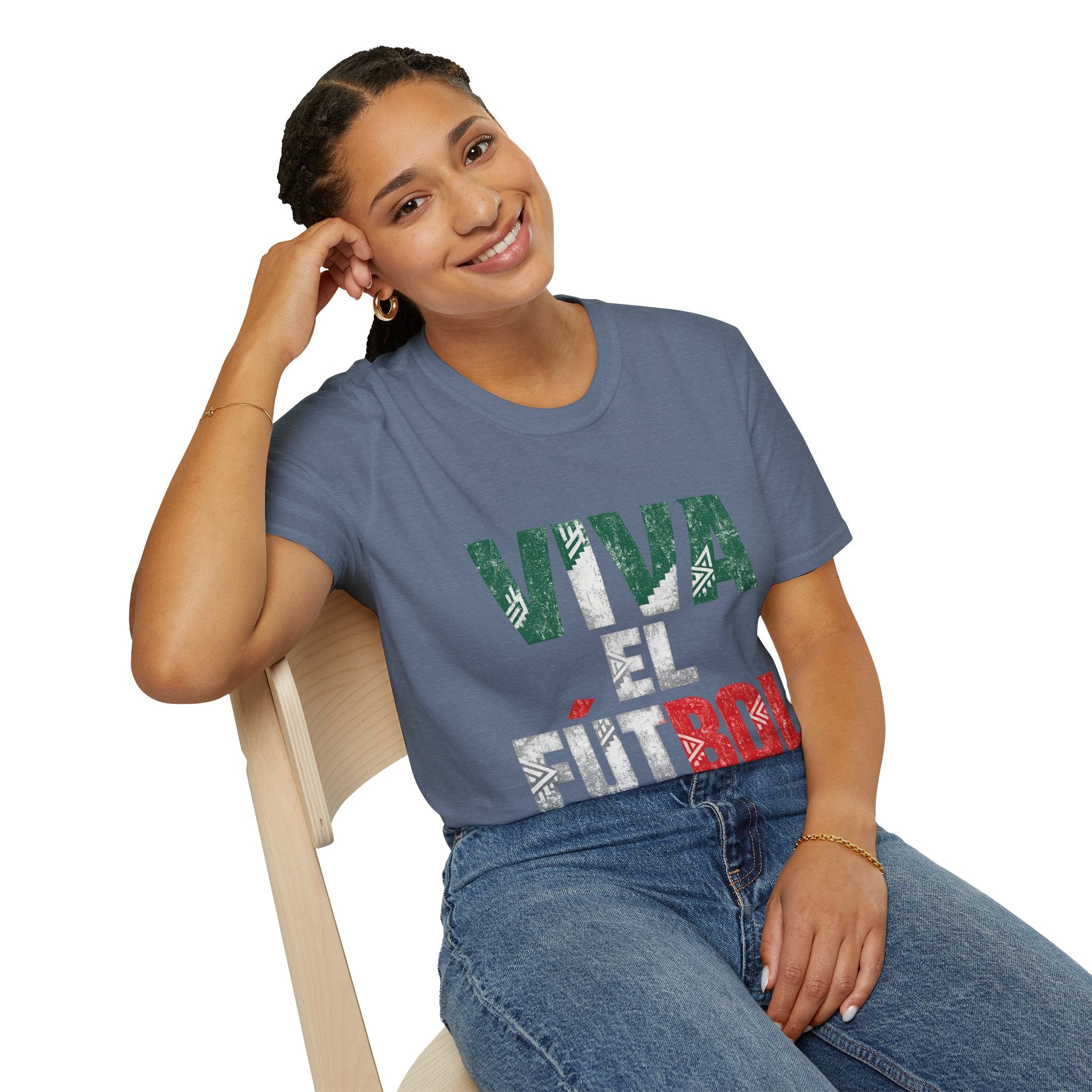 Mexico T-Shirt — "Viva El Fútbol" Mexican Soccer Graphic Tee