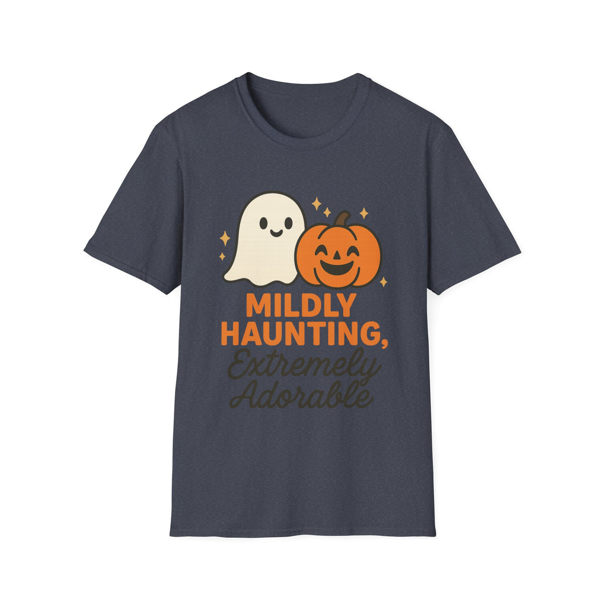 Mildly Haunting Extremely Adorable Ghost T-Shirt, Cute Halloween Pumpkin Tee - Trending Now - September 2026