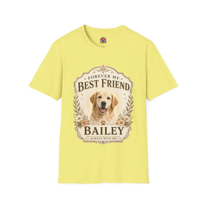 Forever My Best Friend Dog T-Shirt — Personalized Pet Tribute Tee