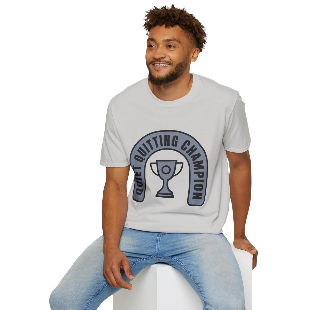 Quiet Quitting Champion T-Shirt — Funny Workplace Trophy Tee - Trending Now - August 2026