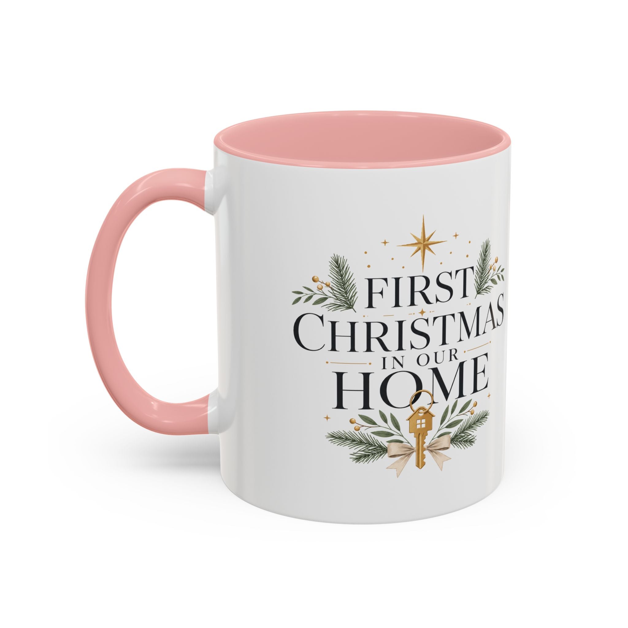 Christmas First Christmas in Our Home Accent Coffee Mug – Holiday Keepsake