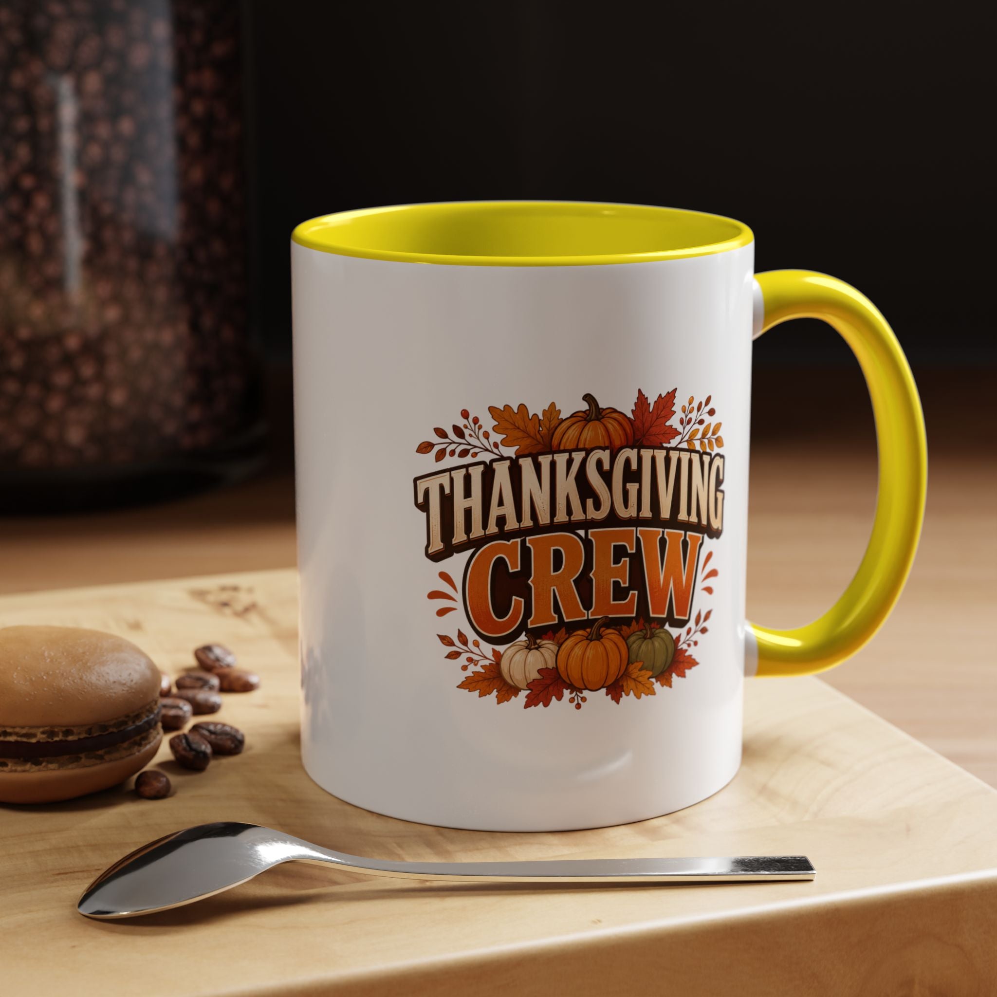 Thanksgiving  Mug — Autumn Pumpkin Accent Mug