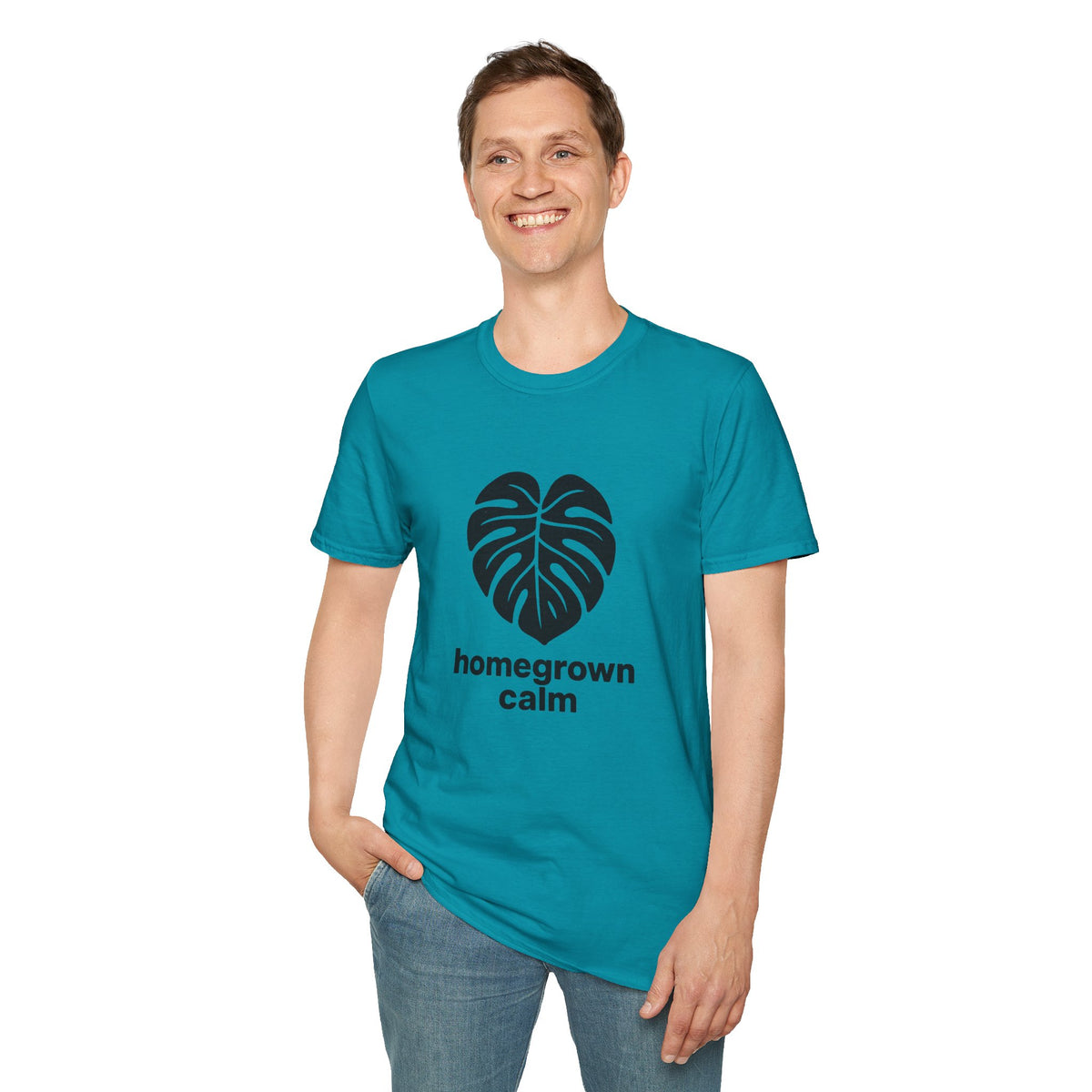 Black T‑Shirt with Subtle Heartroots Graphic – Minimal Plant Lover Tee - Trending Now - August 2026