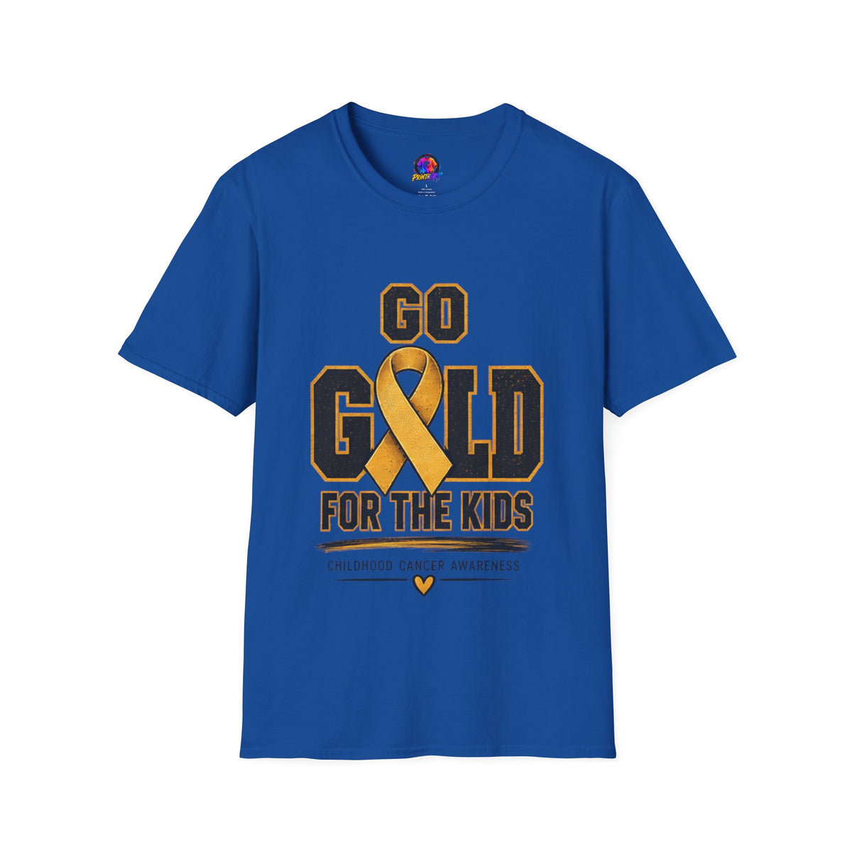 Go Gold For The Kids T-Shirt — Childhood Cancer Awareness Tee