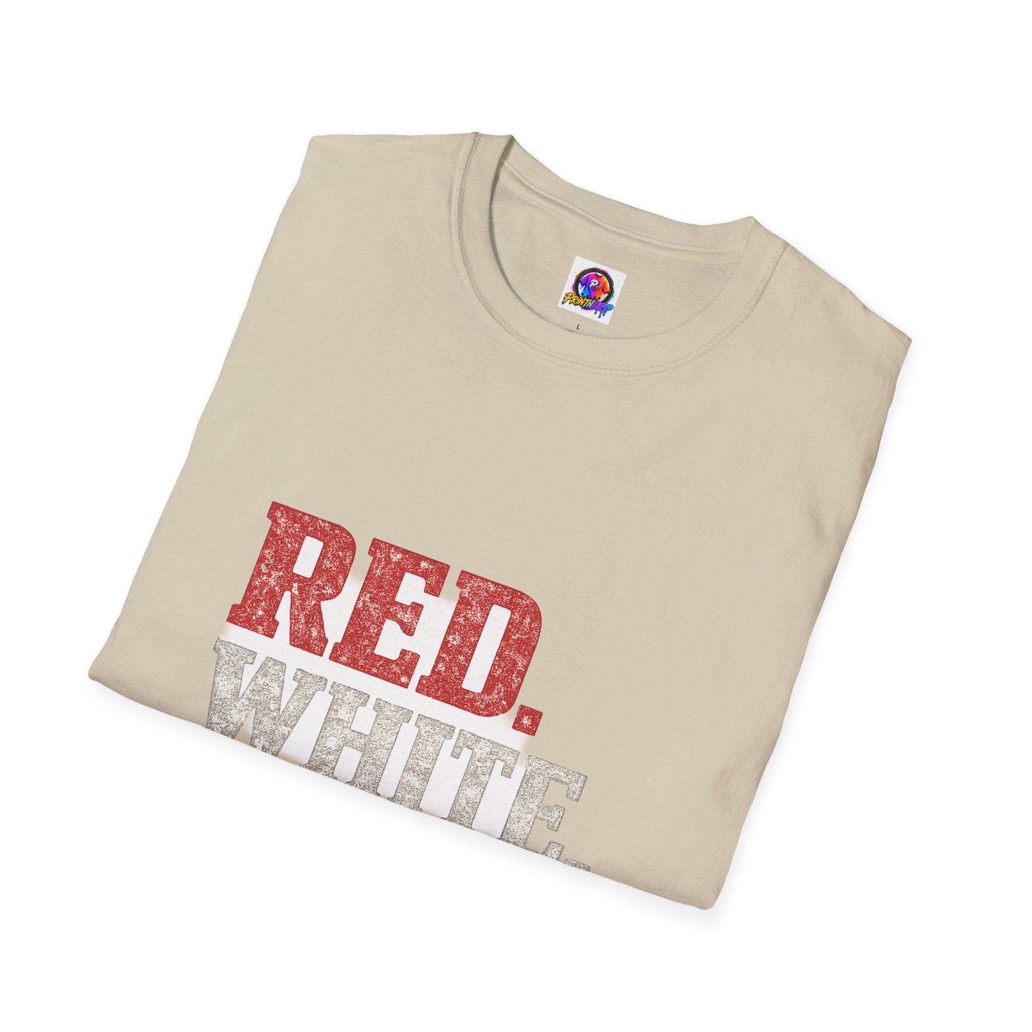 USA Patriotic 'Red. White. Go.' T-Shirt — 4th of July Independence Day Tee