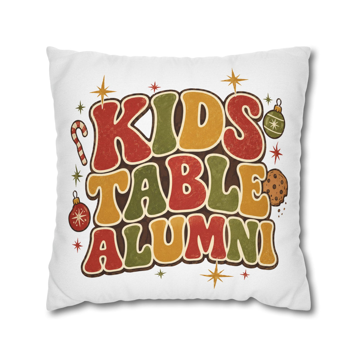 Christmas Kids Table Alumni Holiday Pillowcase