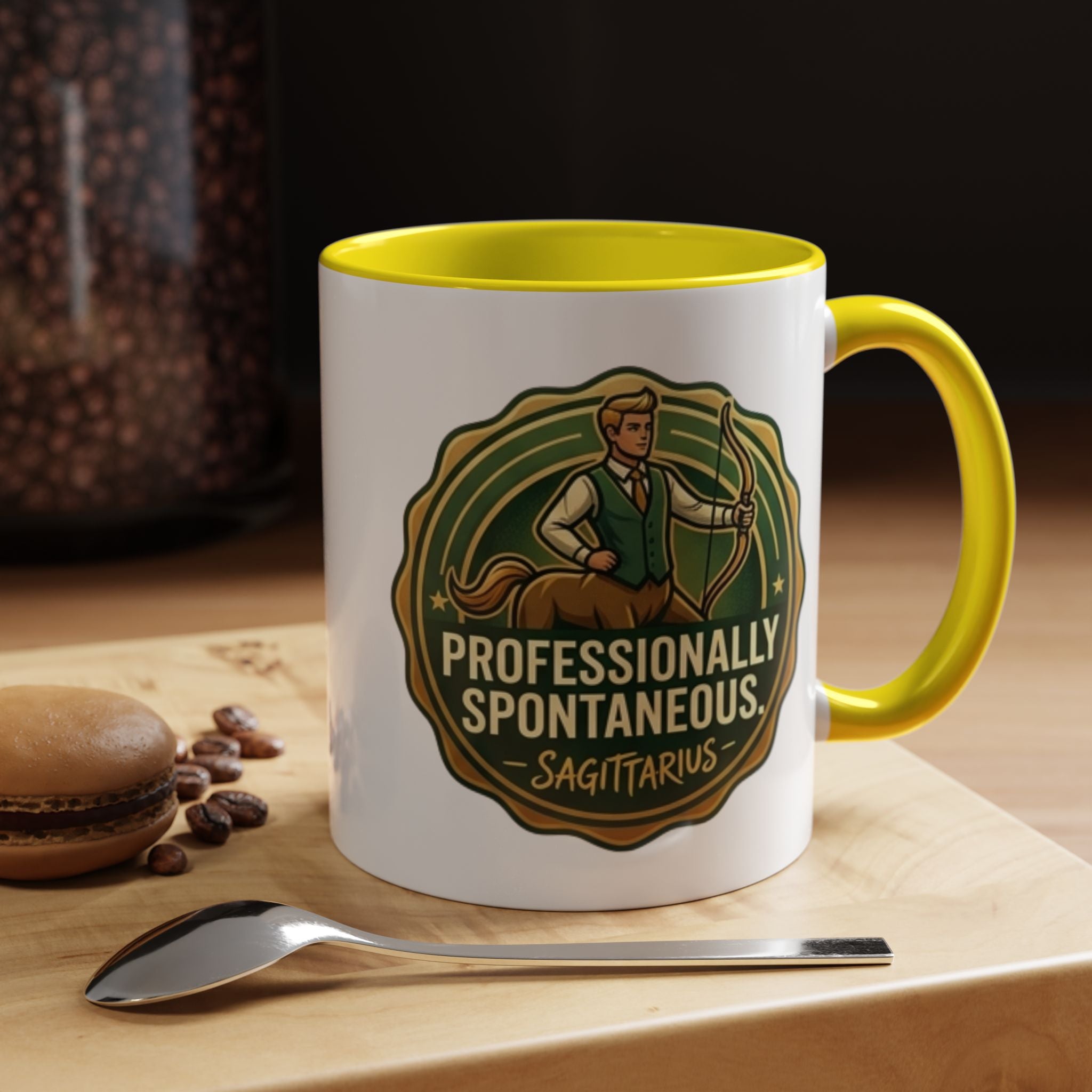 Sagittarius Coffee Mug - "Professionally Spontaneous" Zodiac Accent Mug