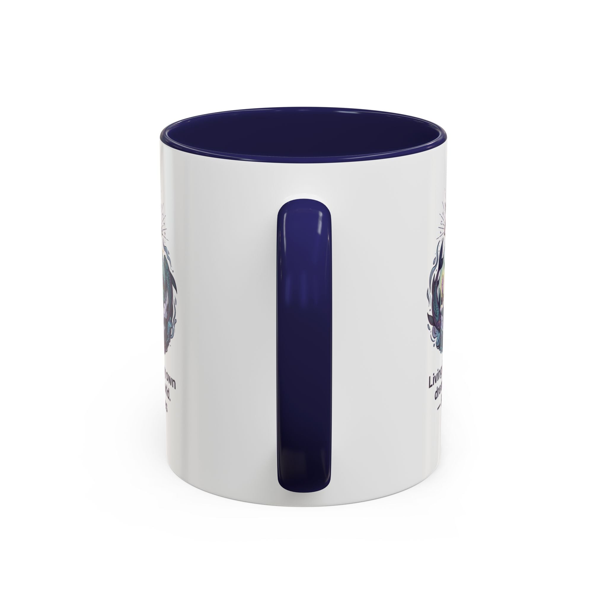 Pisces Coffee Mug — Living in My Own Dreamworld Accent Mug