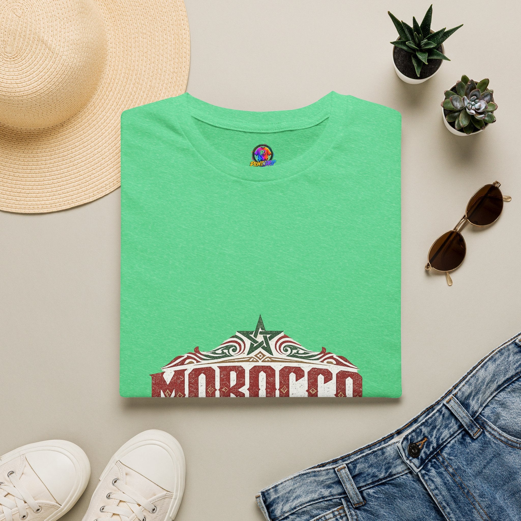 Morocco Vintage Graphic T-Shirt — Retro Travel Tee