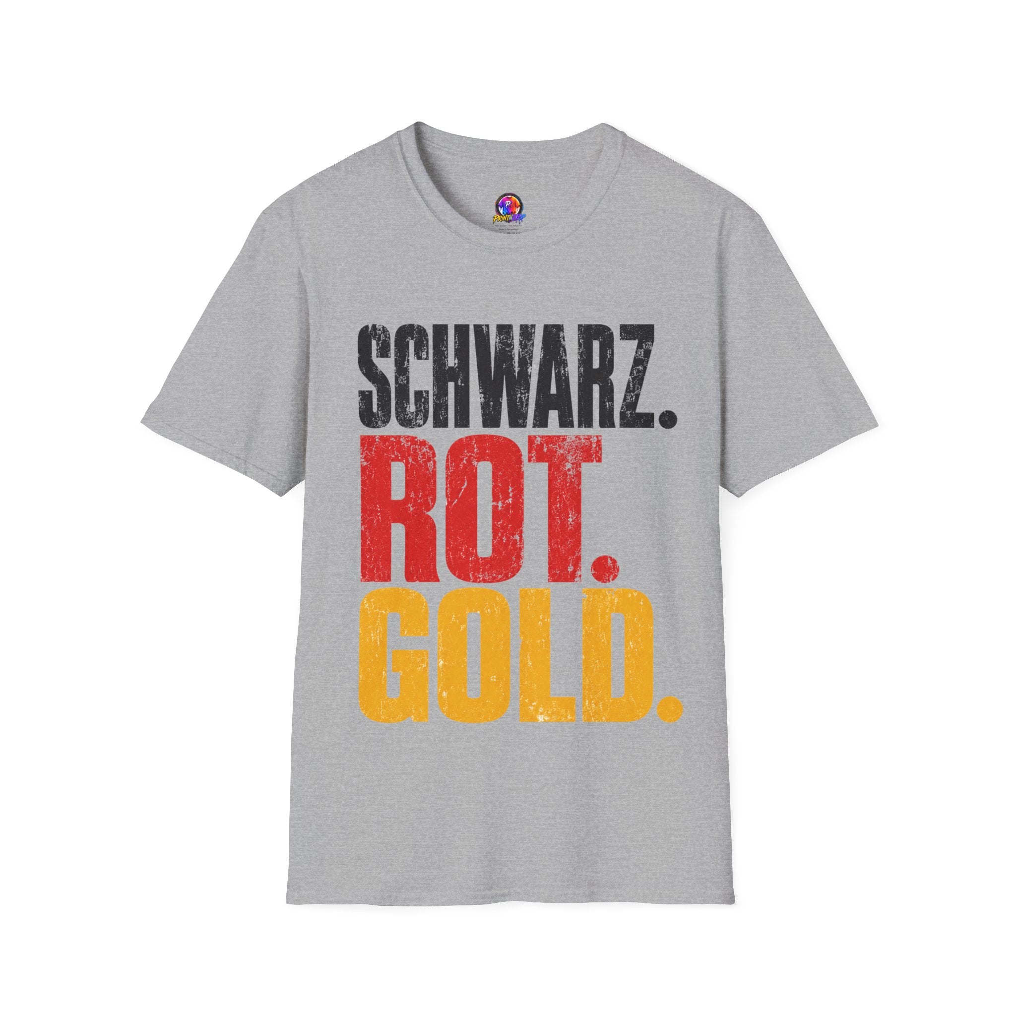 Germany Schwarz Rot Gold T-Shirt — German Flag Pride Graphic Tee