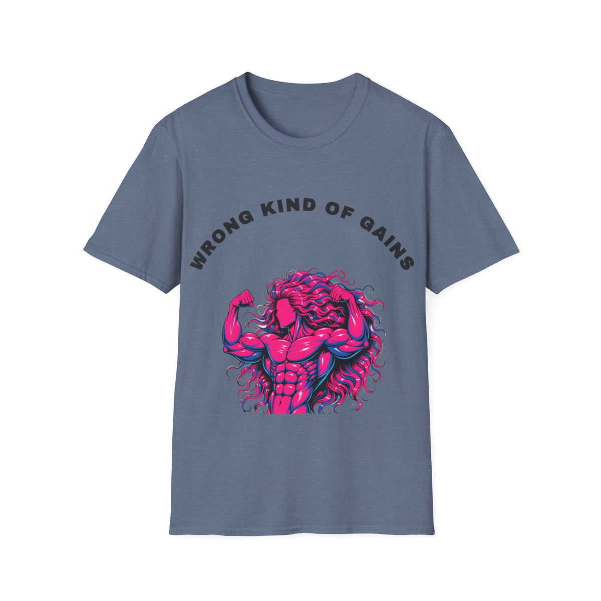 T-Shirt — "Wrong Kind of Gains" Muscle Monster Graphic Tee - Trending Now - September 2026