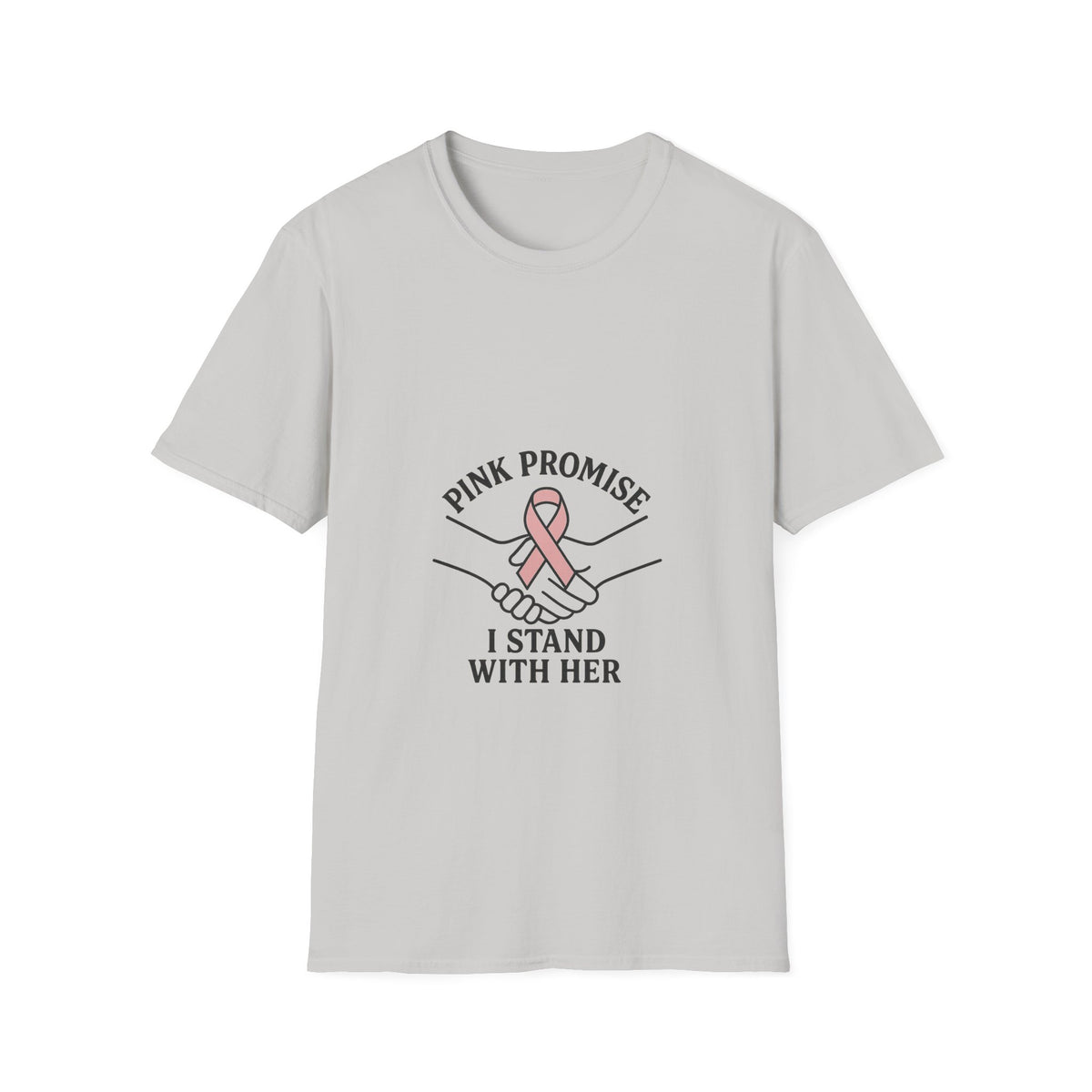 Breast Cancer Awareness T-Shirt — "Pink Promise I Stand With Her" Support Tee - Trending Now - October 2026