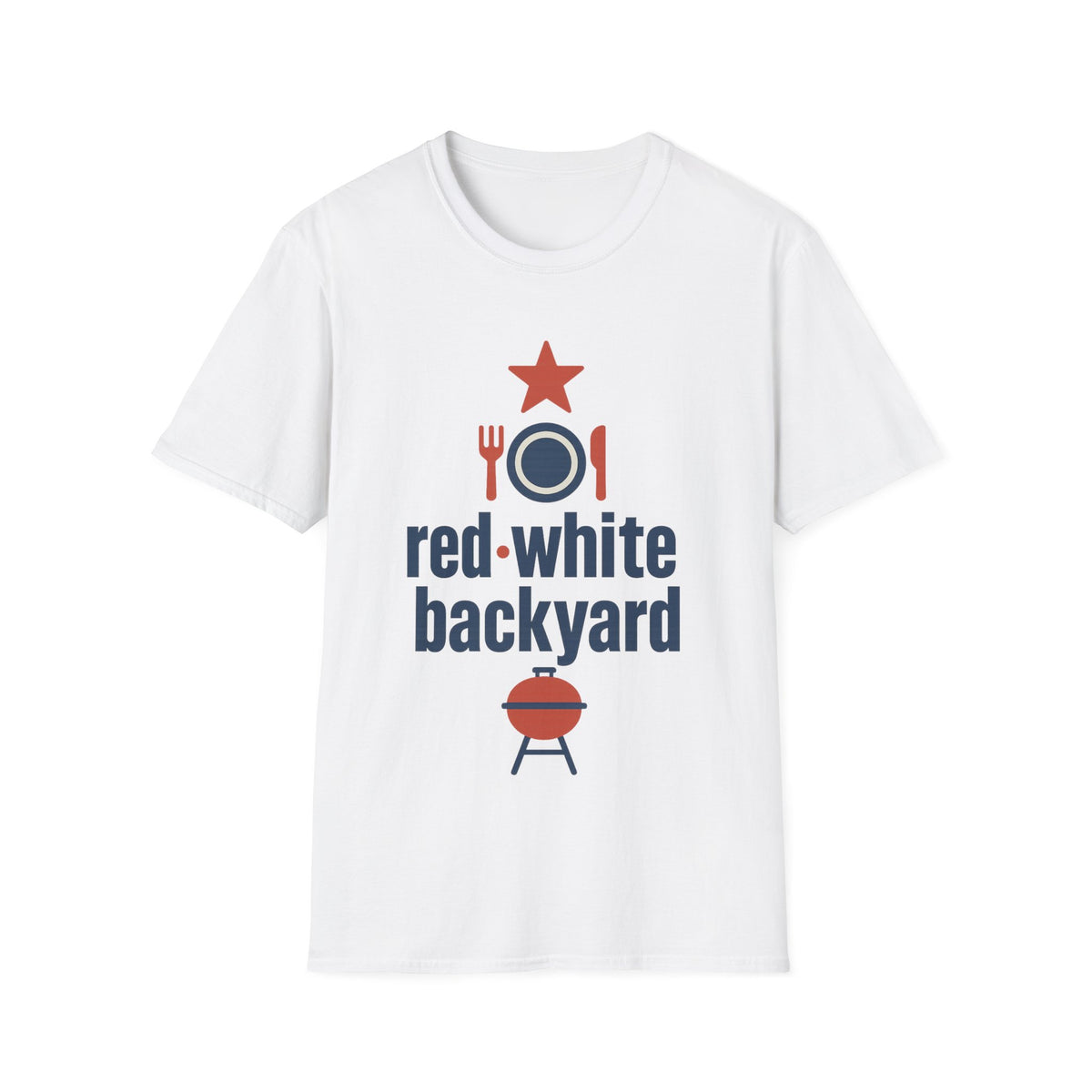 Patriotic BBQ T-Shirt — Red Star Plate Grill Graphic - Trending Now - August 2026