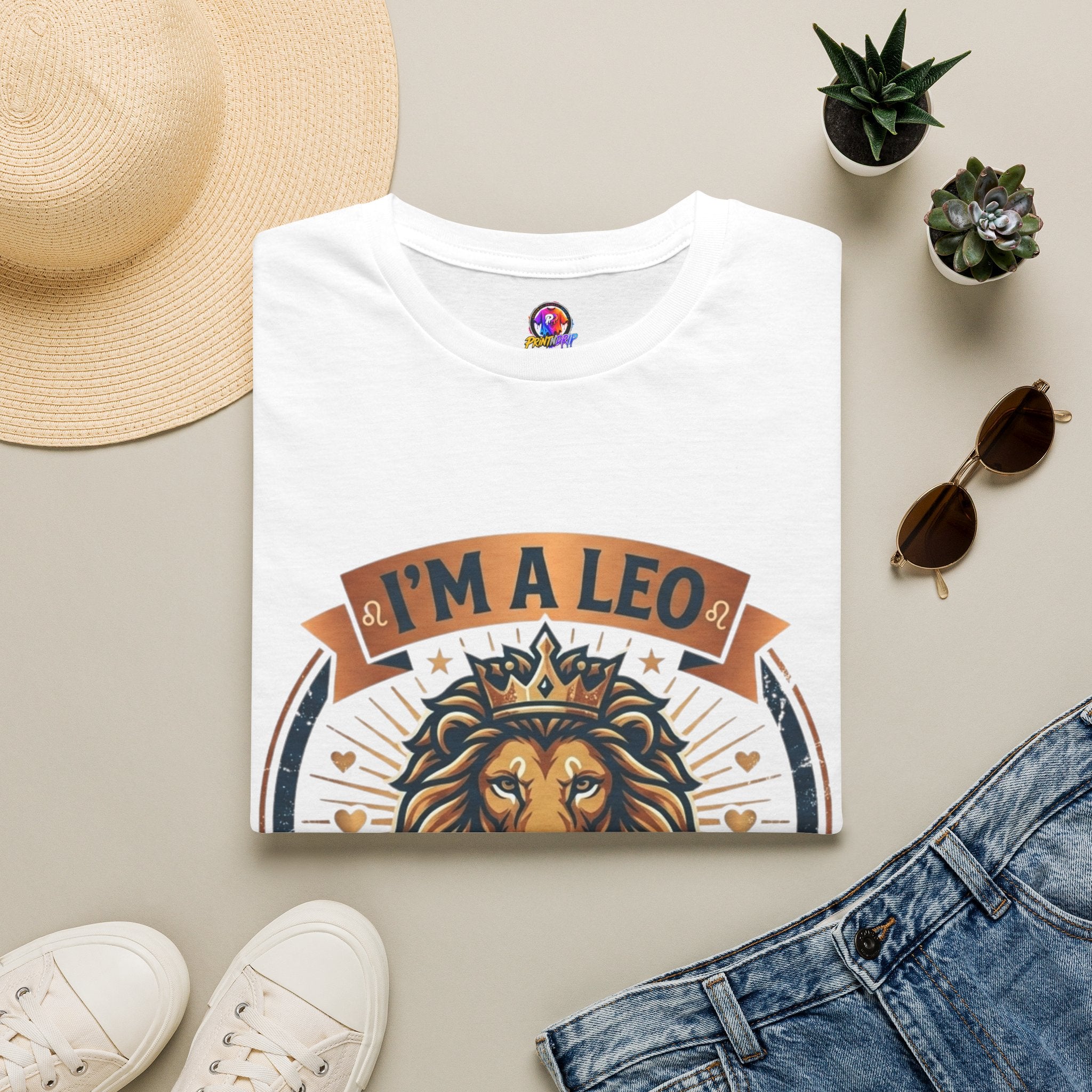 Leo Zodiac T-Shirt — "I’m a Leo: Big Heart, Bigger Attitude"