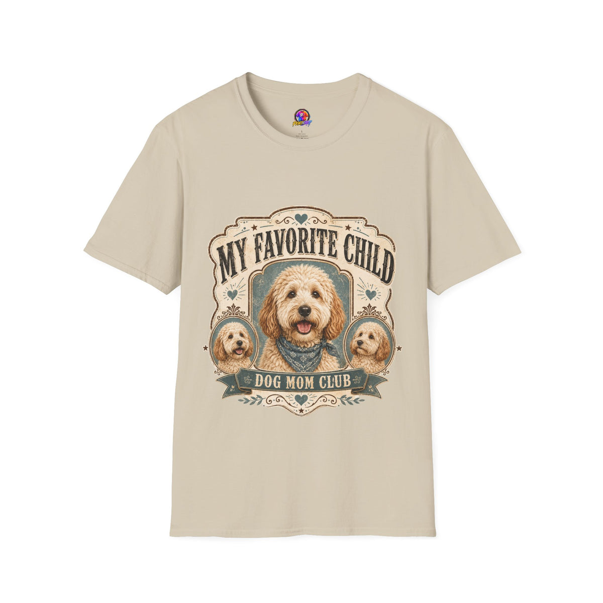 My Favorite Child Dog Mom T-Shirt — Cute Pet Lover Tee