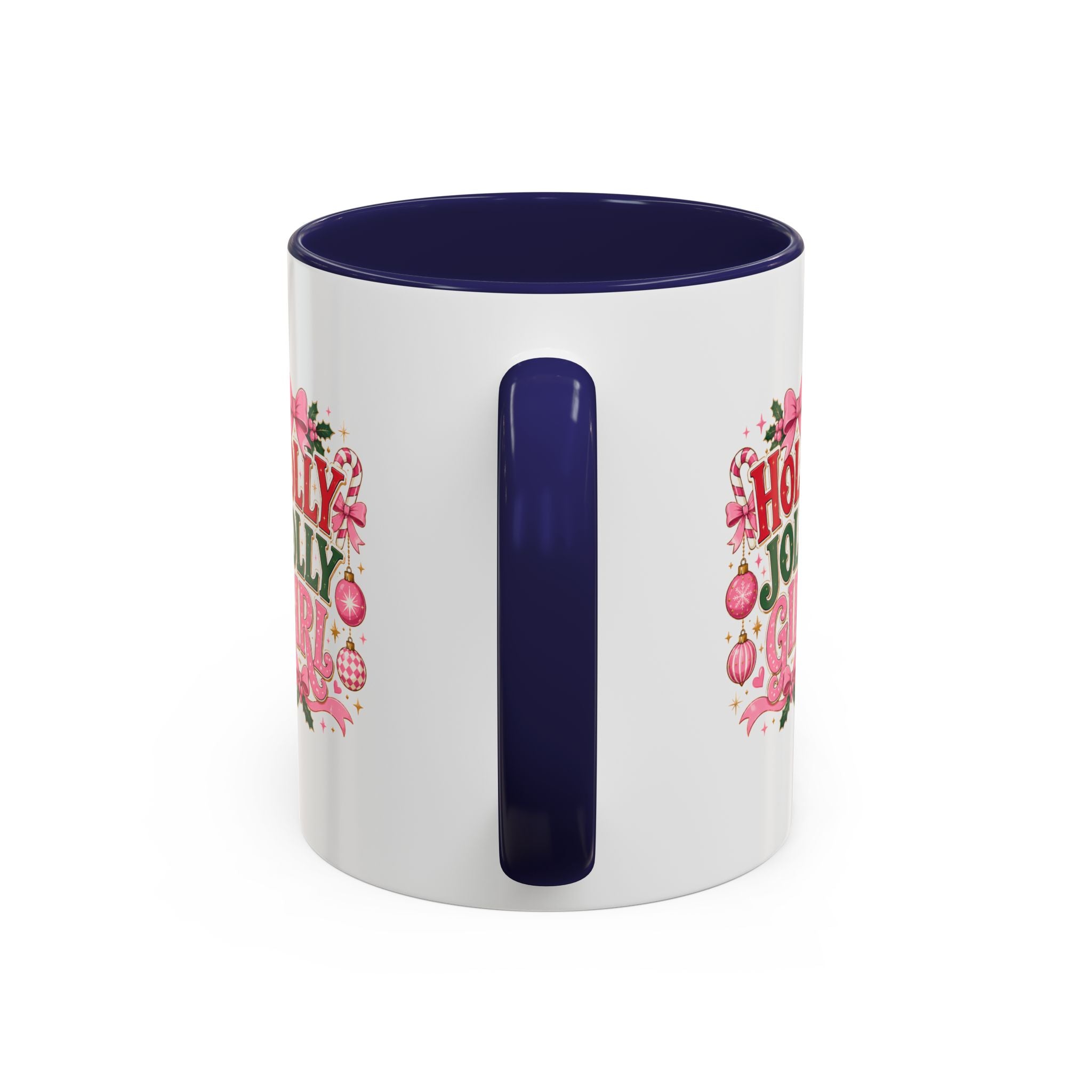 Accent Coffee Mug Holly Jolly Girl