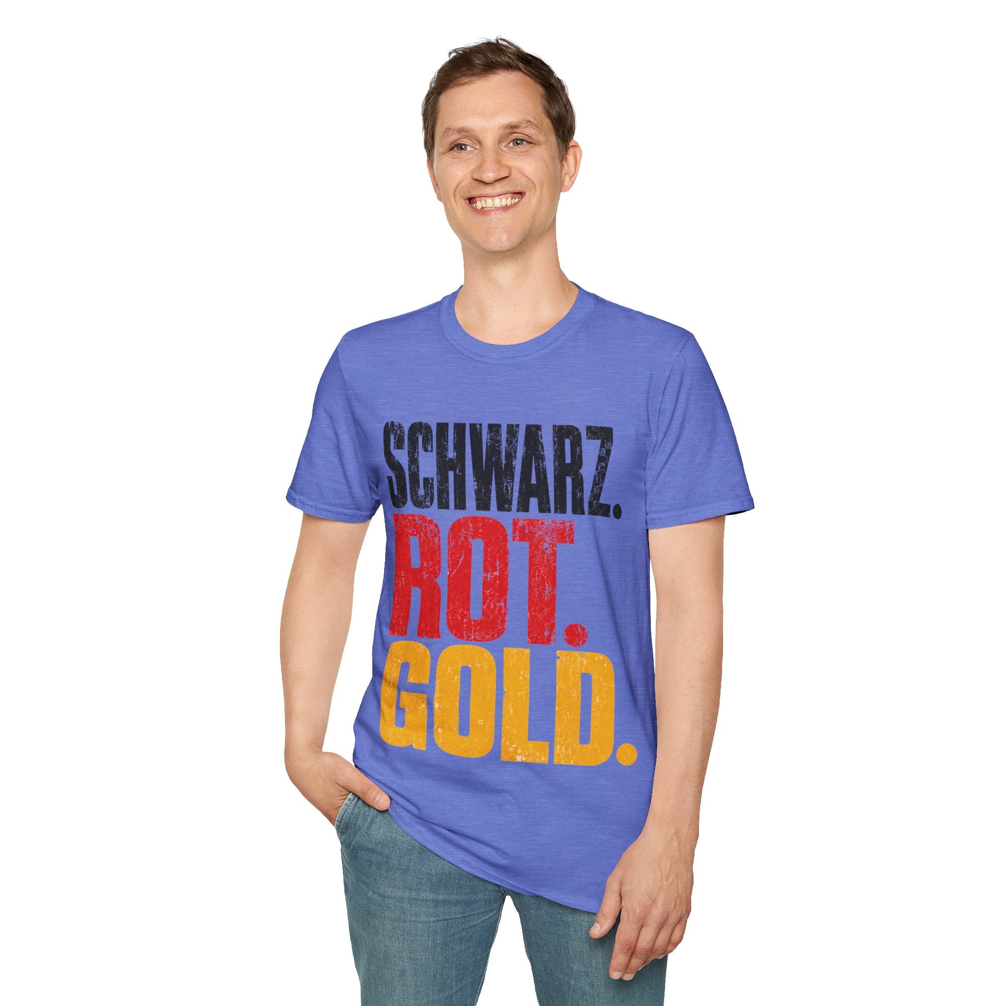 Germany Schwarz Rot Gold T-Shirt — German Flag Pride Graphic Tee