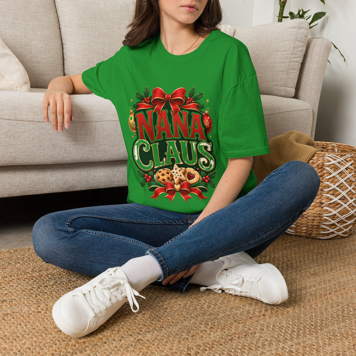 Nana Claus Christmas Tee — Festive Holiday Grandma T-Shirt