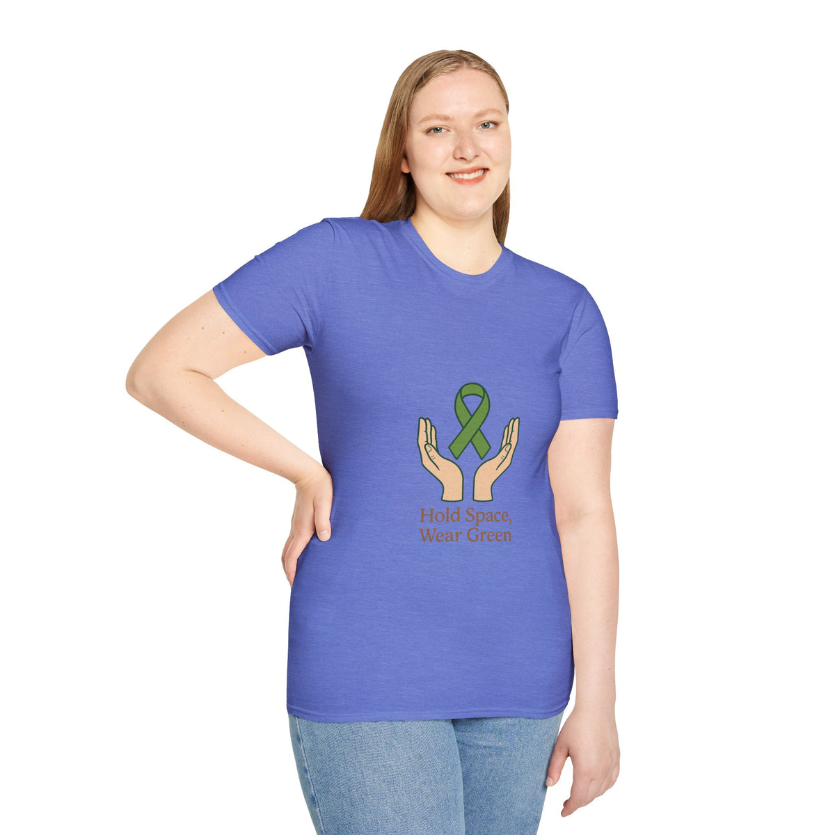Hold Space Wear Green T-Shirt — Mental Health & Support Awareness Tee - Trending Now - October 2026
