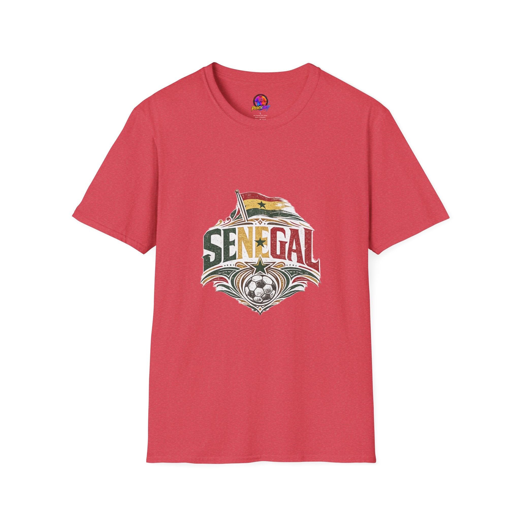 Senegal Flag Graphic T-Shirt — Vintage Senegal Pride Tee