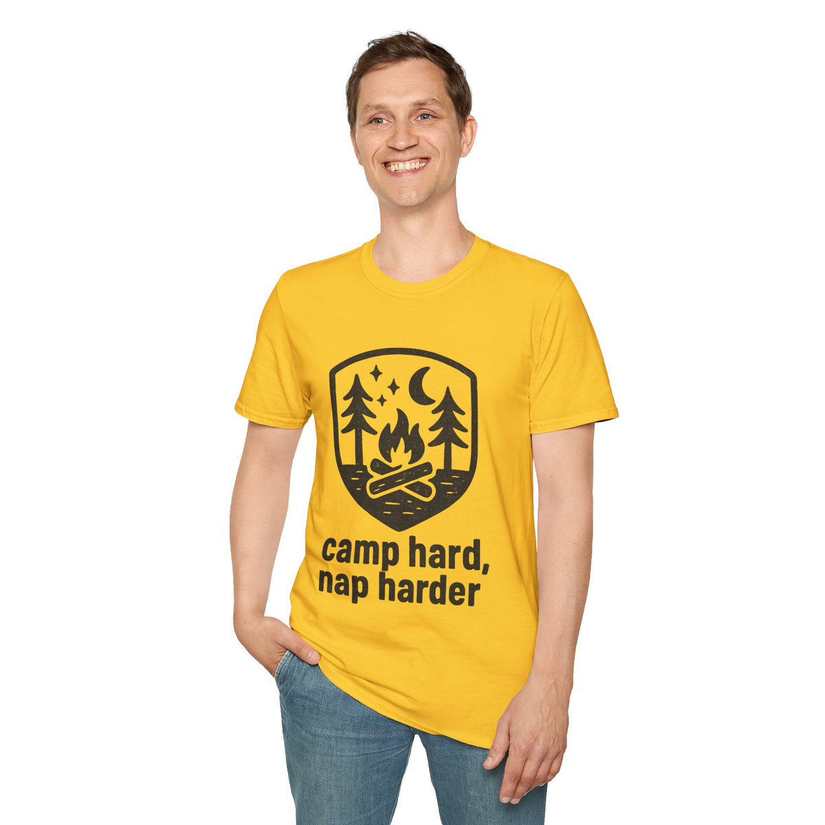 Adventure Forest T‑Shirt — Vintage Night Camping Crest - Trending Now - September 2026