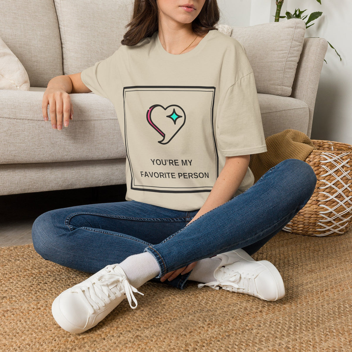 T‑Shirt — "You're My Favorite Person" Heart Graphic Tee - Trending Now - August 2026