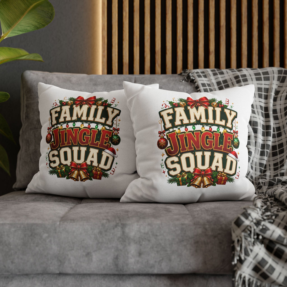 Christmas Pillowcase Family Jingle Squad Christmas Pillowcase