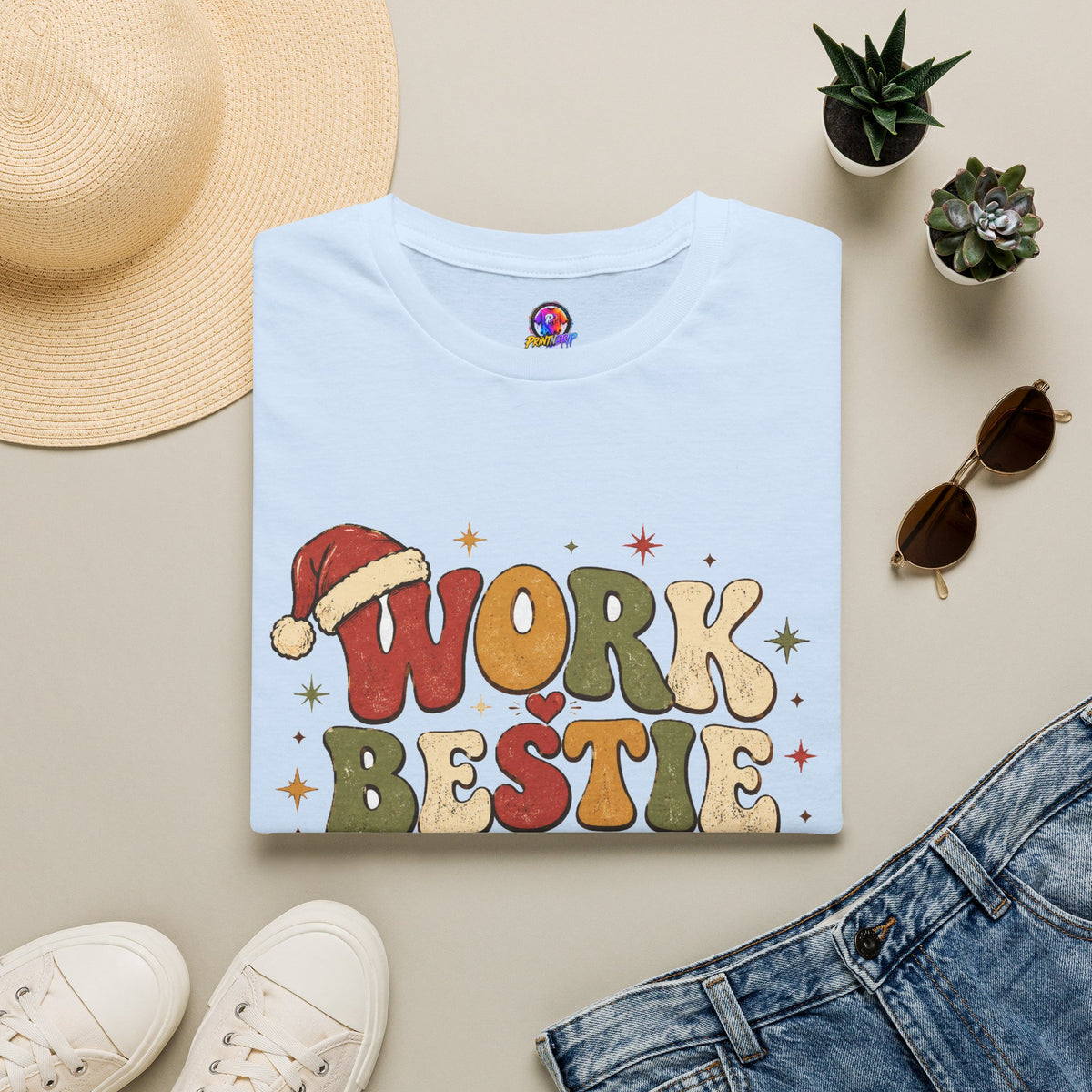 Work Bestie Holiday Club T-Shirt
