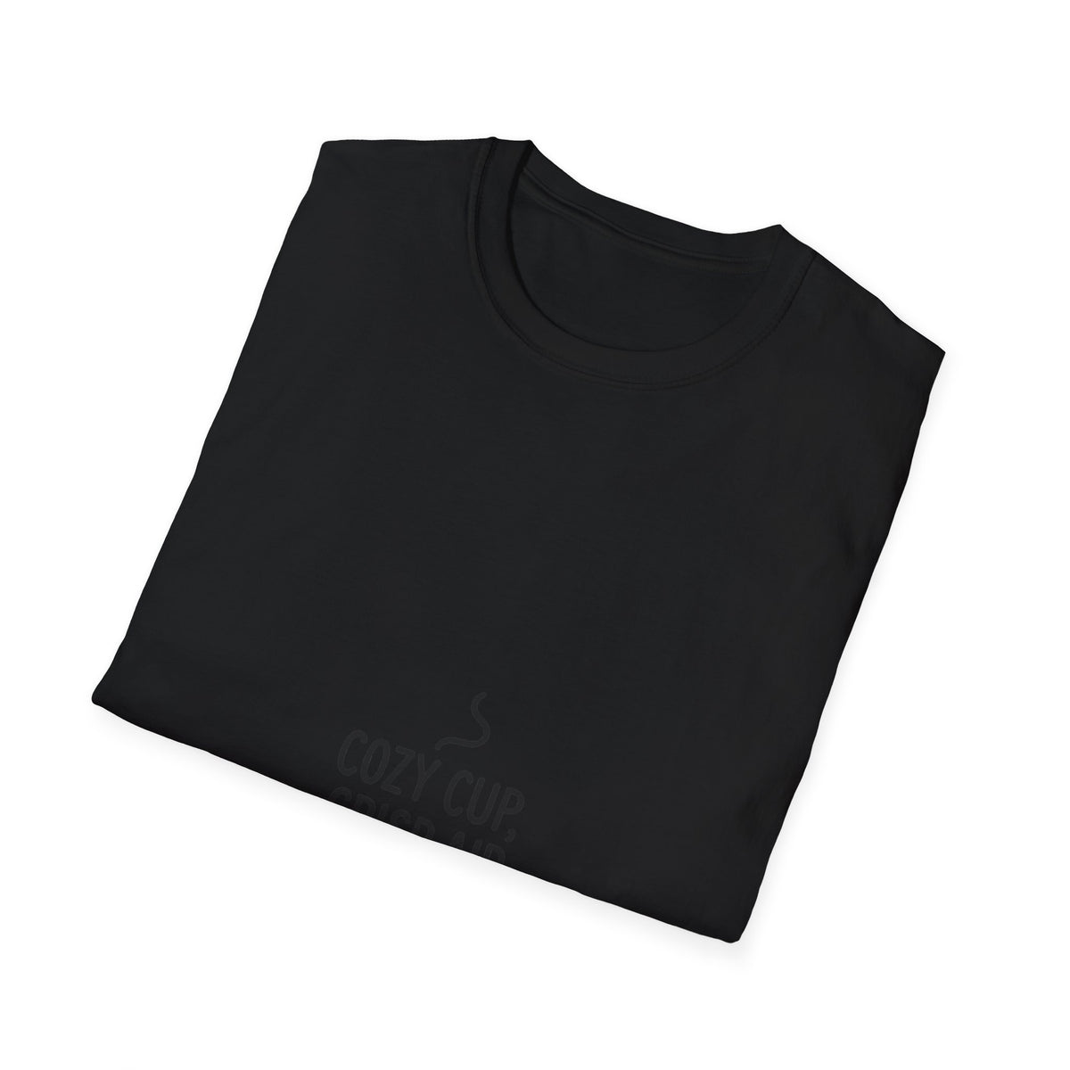 "Cozy Cup, Crisp Air" Fall Coffee Graphic Tee - Minimalist Autumn Vibe White T-Shirt - Trending Now - September 2026