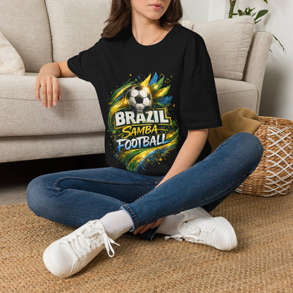 Brazil Samba Football T‑Shirt