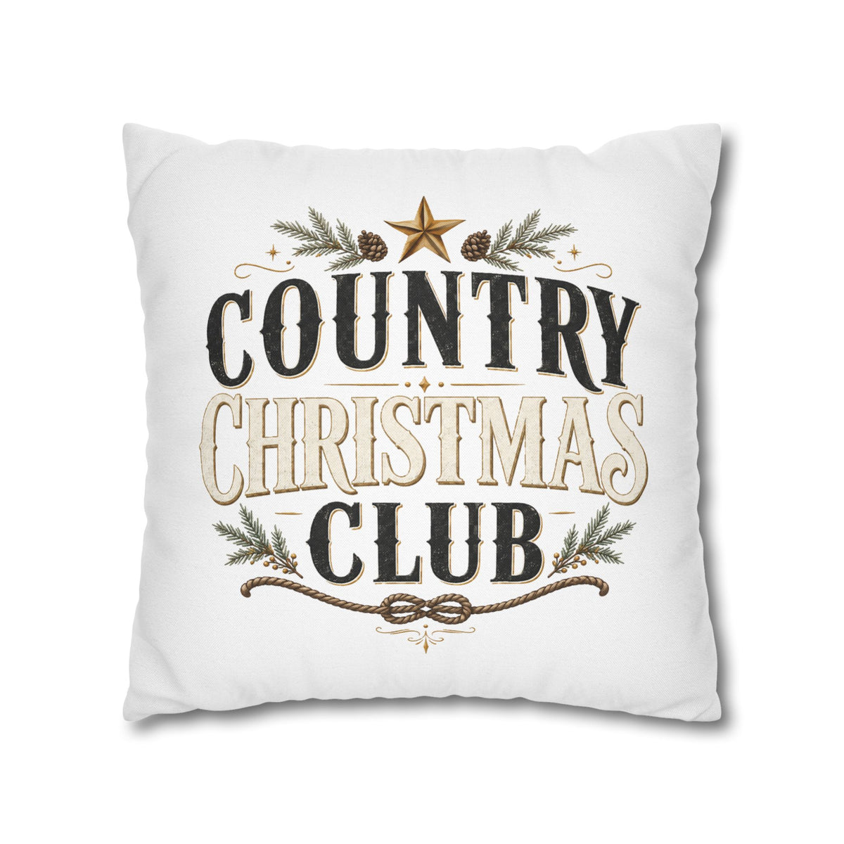 Christmas Country Christmas Club Pillowcase