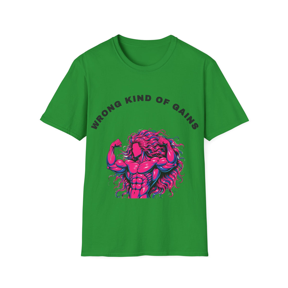 T-Shirt — "Wrong Kind of Gains" Muscle Monster Graphic Tee - Trending Now - September 2026