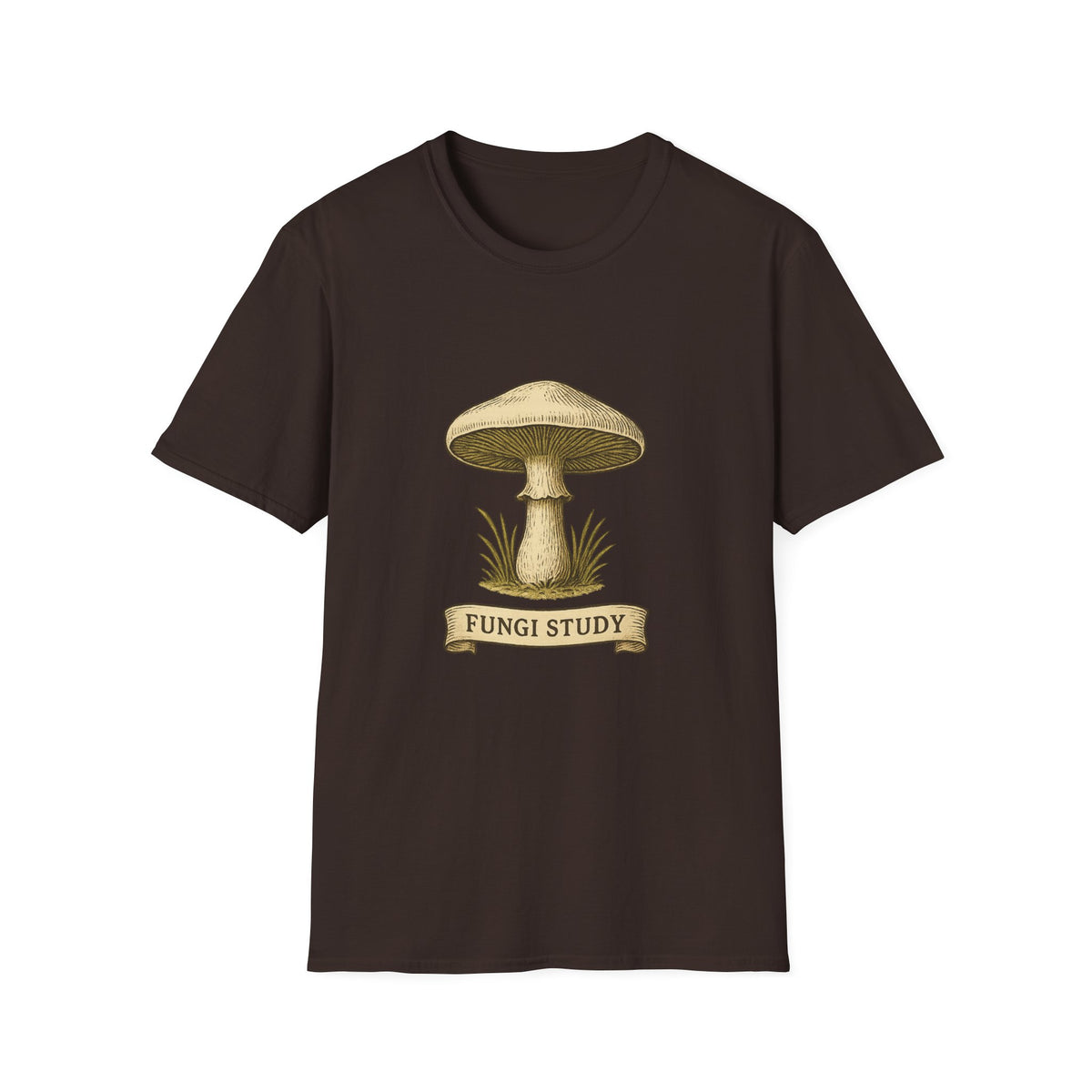 Mushroom Study T‑Shirt — Botanical Vintage Mushroom Illustration Tee - Trending Now - August 2026