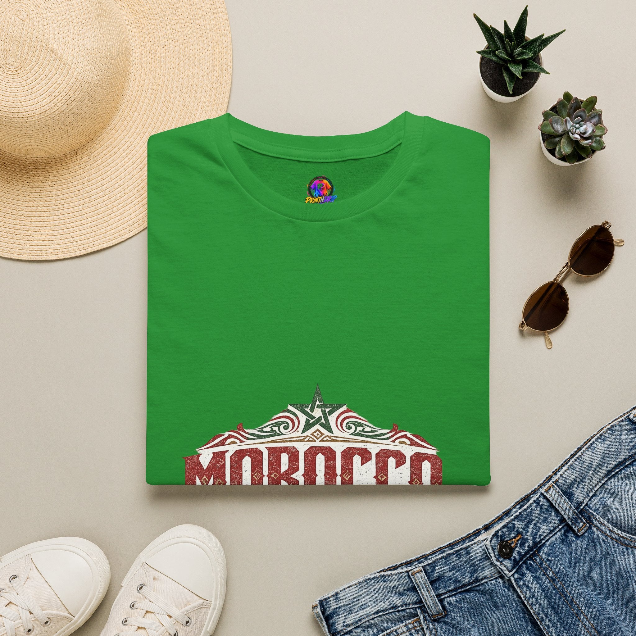 Morocco Vintage Graphic T-Shirt — Retro Travel Tee
